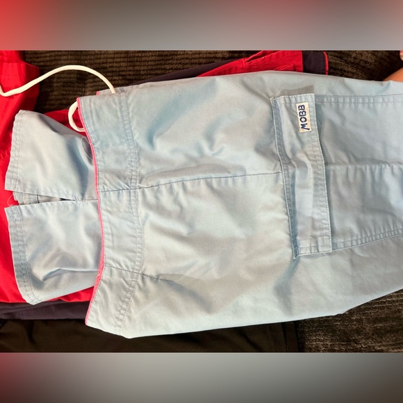 Mobb medical scrub top and bottom set XS top and XS Tall pants -blue and pink - Picture 8 of 10